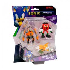 Набір ігрових фігурок Sonic Prime – Еґфорсер, Наклз, Тейлз