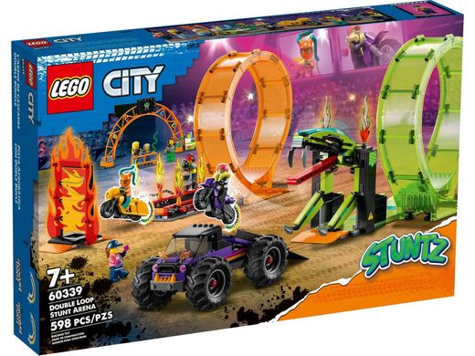 LEGO Конструктор City Stuntz Подвійна петля каскадерської арени